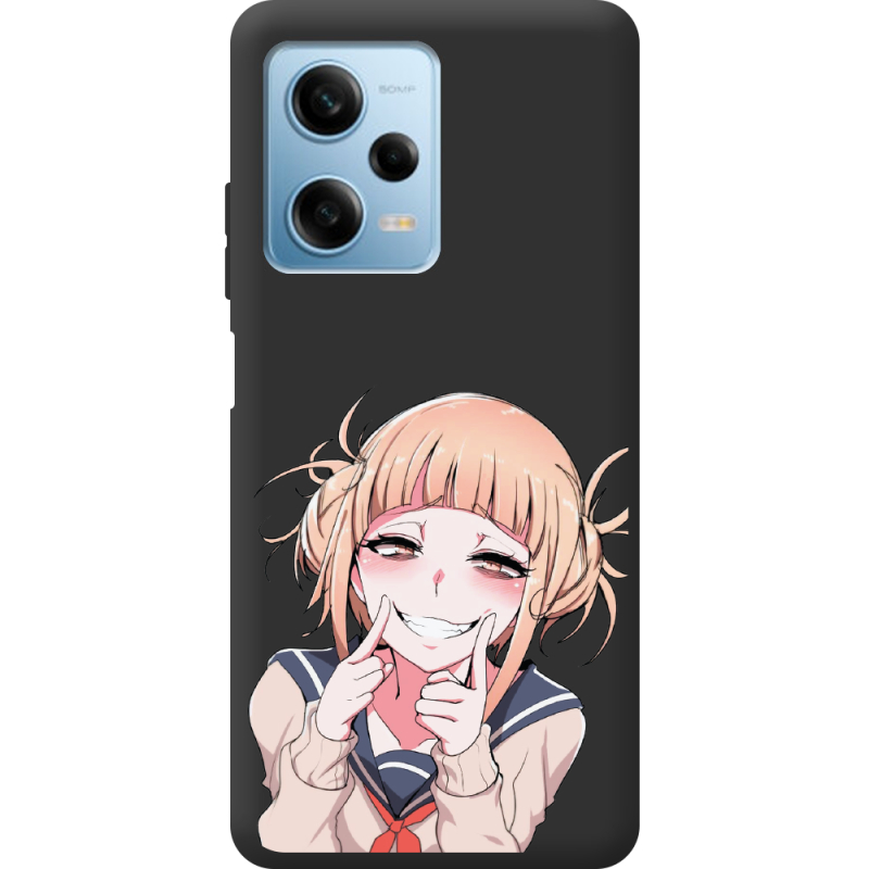 Черный чехол BoxFace Xiaomi Redmi Note 12 Pro 5G Himiko Toga Smile