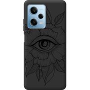 Черный чехол BoxFace Xiaomi Redmi Note 12 Pro 5G Eye