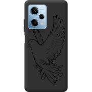 Черный чехол BoxFace Xiaomi Redmi Note 12 Pro 5G Dove