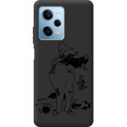 Черный чехол BoxFace Xiaomi Redmi Note 12 Pro 5G 