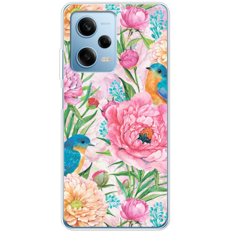 Чехол BoxFace Xiaomi Redmi Note 12 Pro Plus 5G Birds in Flowers