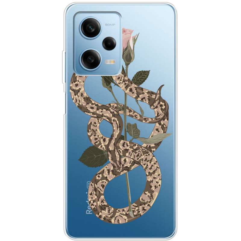 Прозрачный чехол BoxFace Xiaomi Redmi Note 12 Pro Plus 5G Glamor Snake