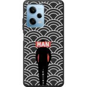 Черный чехол BoxFace Xiaomi Redmi Note 12 Pro Plus 5G Man Pattern