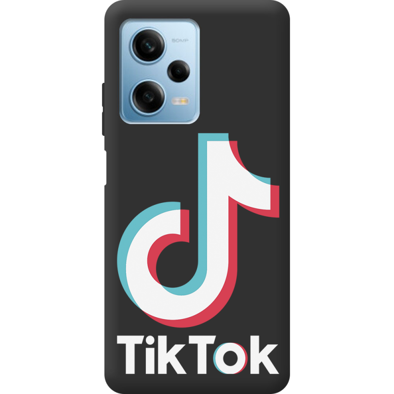 Черный чехол BoxFace Xiaomi Redmi Note 12 Pro Plus 5G Tik Tok