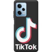 Черный чехол BoxFace Xiaomi Redmi Note 12 Pro Plus 5G Tik Tok
