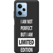 Черный чехол BoxFace Xiaomi Redmi Note 12 Pro Plus 5G Limited Edition