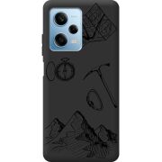 Черный чехол BoxFace Xiaomi Redmi Note 12 Pro Plus 5G Mountains