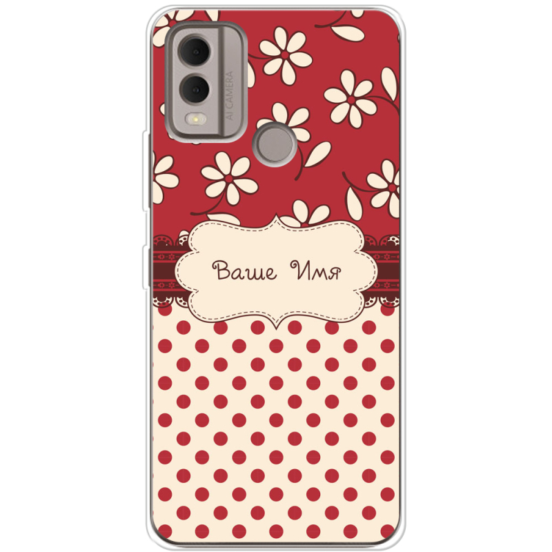 Чехол BoxFace Nokia C22 Именной Polka Dots