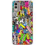 Чехол BoxFace Nokia C22 Multicolored Inscriptions