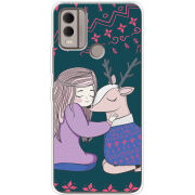 Чехол BoxFace Nokia C22 Girl and deer