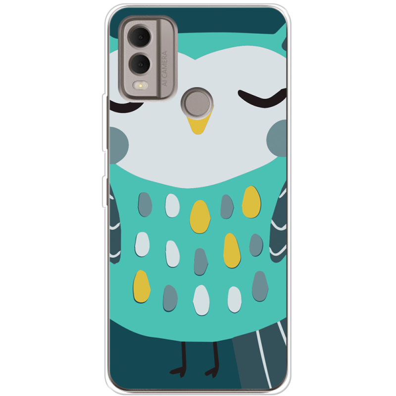 Чехол BoxFace Nokia C22 Green Owl