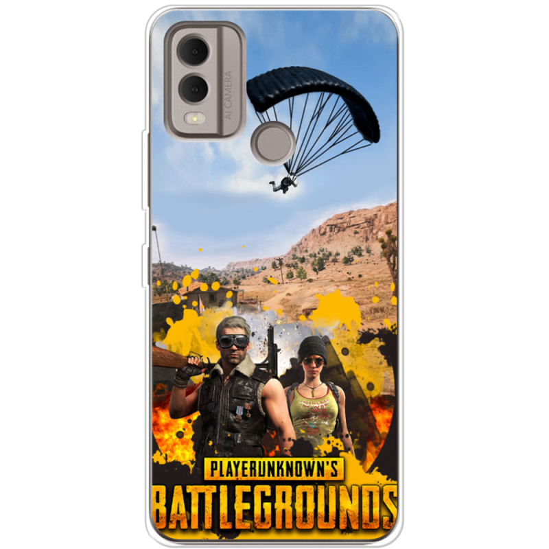 Чехол BoxFace Nokia C22 Pubg parachute