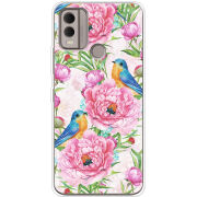 Чехол BoxFace Nokia C22 Birds and Flowers