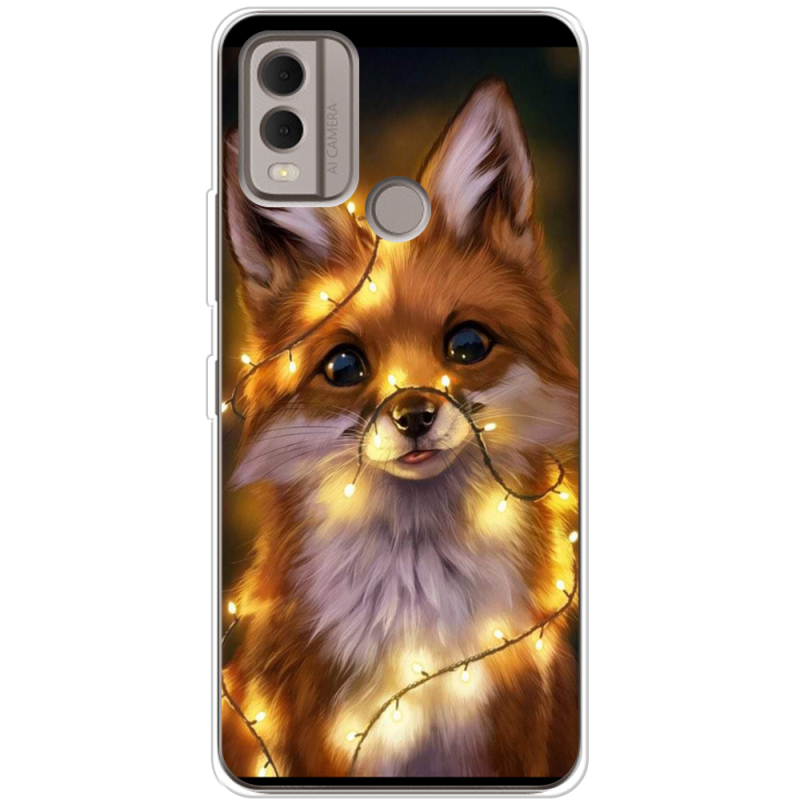 Чехол BoxFace Nokia C22 Різдвяна лисичка