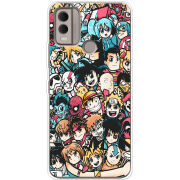 Чехол BoxFace Nokia C22 Anime Stickers