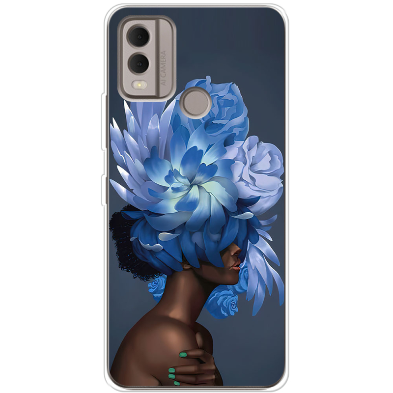 Чехол BoxFace Nokia C22 Exquisite Blue Flowers