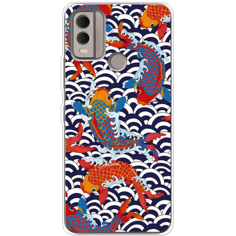 Чехол BoxFace Nokia C22 Koi Fish