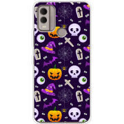 Чехол BoxFace Nokia C22 Halloween Purple Mood