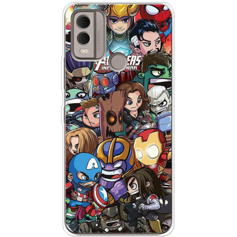 Чехол BoxFace Nokia C22 Avengers Infinity War