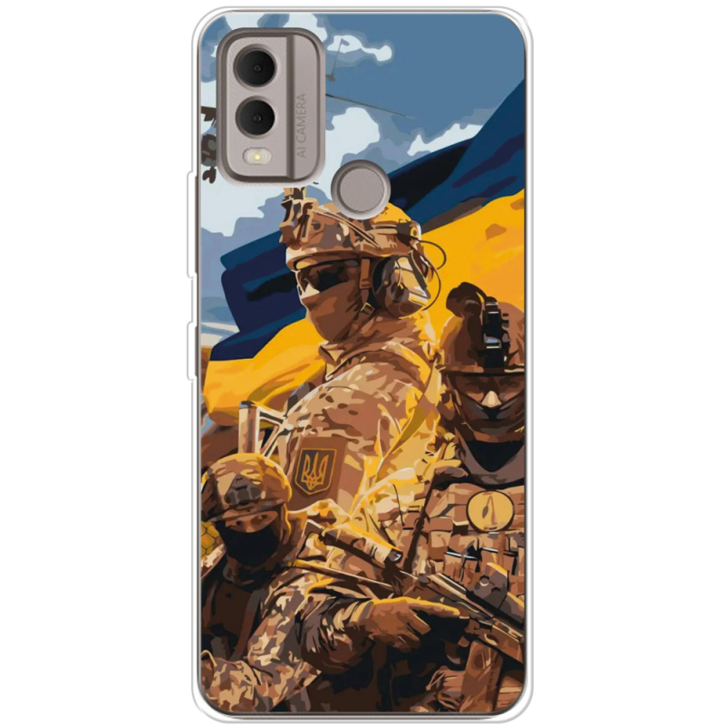 Чехол BoxFace Nokia C22 Воїни ЗСУ