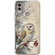 Чехол BoxFace Nokia C22 Christmas Owl