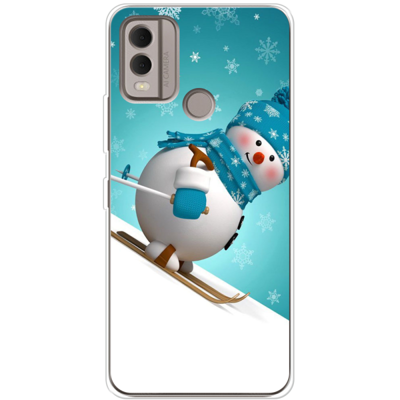 Чехол BoxFace Nokia C22 Skier Snowman