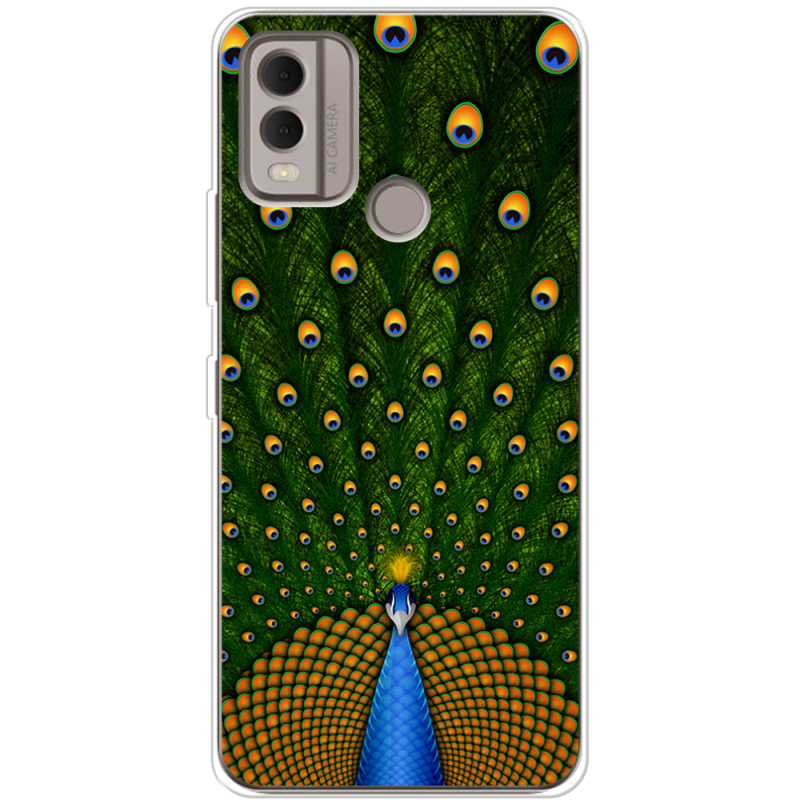 Чехол BoxFace Nokia C22 Peacocks Tail