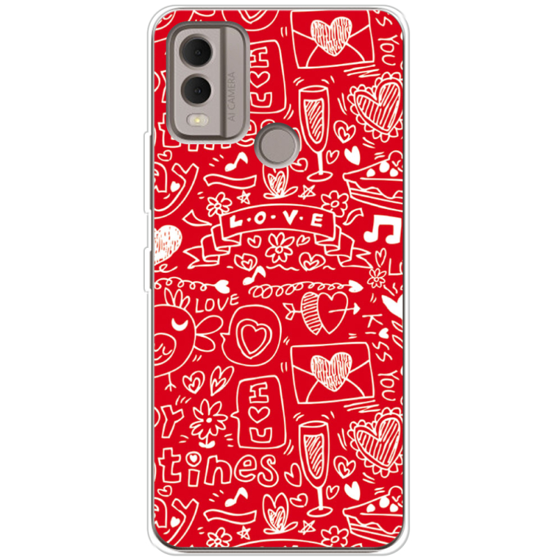 Чехол BoxFace Nokia C22 Happy Valentines