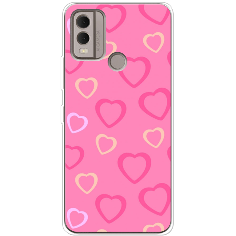 Чехол BoxFace Nokia C22 Sugar Hearts