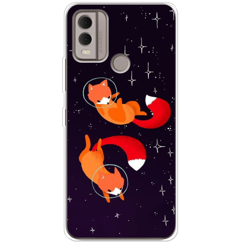 Чехол BoxFace Nokia C22 Fox-Astronauts