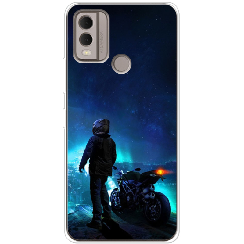 Чехол BoxFace Nokia C22 Motorcyclist