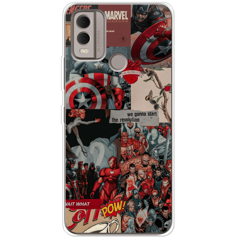 Чехол BoxFace Nokia C22 Marvel Avengers