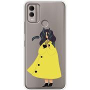 Прозрачный чехол BoxFace Nokia C22 Just a Girl