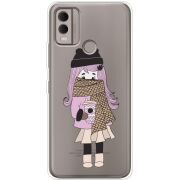 Прозрачный чехол BoxFace Nokia C22 Winter Morning Girl