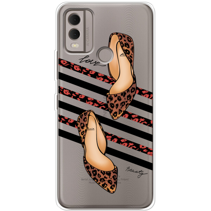 Прозрачный чехол BoxFace Nokia C22 Love Beauty