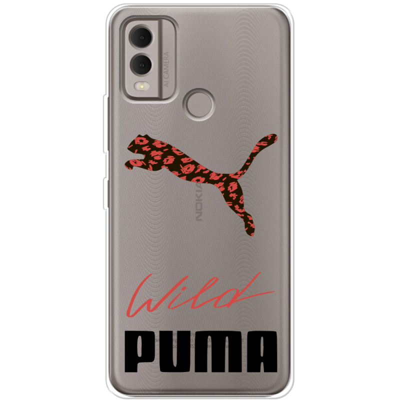 Прозрачный чехол BoxFace Nokia C22 Wild Cat