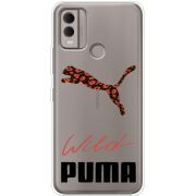 Прозрачный чехол BoxFace Nokia C22 Wild Cat