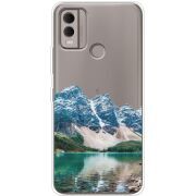 Прозрачный чехол BoxFace Nokia C22 Blue Mountain