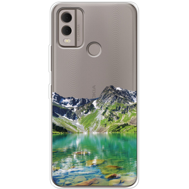 Прозрачный чехол BoxFace Nokia C22 Green Mountain