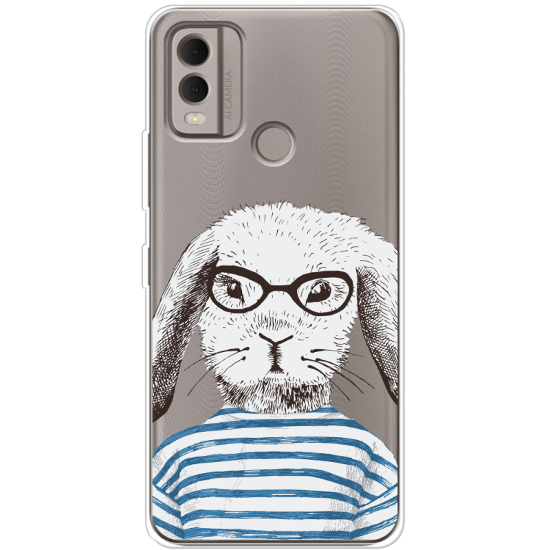 Прозрачный чехол BoxFace Nokia C22 MR. Rabbit