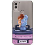 Прозрачный чехол BoxFace Nokia C22 Boss Babe