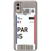 Прозрачный чехол BoxFace Nokia C22 Ticket Paris