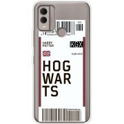 Прозрачный чехол BoxFace Nokia C22 Ticket Hogwarts