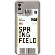 Прозрачный чехол BoxFace Nokia C22 Ticket Springfield