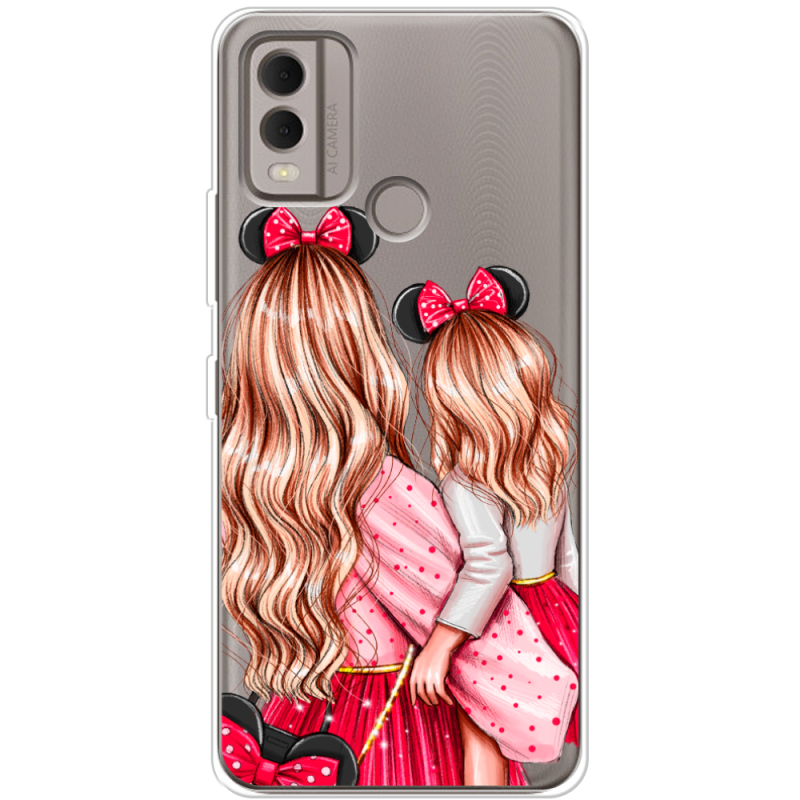 Прозрачный чехол BoxFace Nokia C22 Mouse Girls