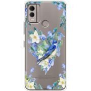 Прозрачный чехол BoxFace Nokia C22 Spring Bird
