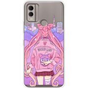 Прозрачный чехол BoxFace Nokia C22 Wiked Lady