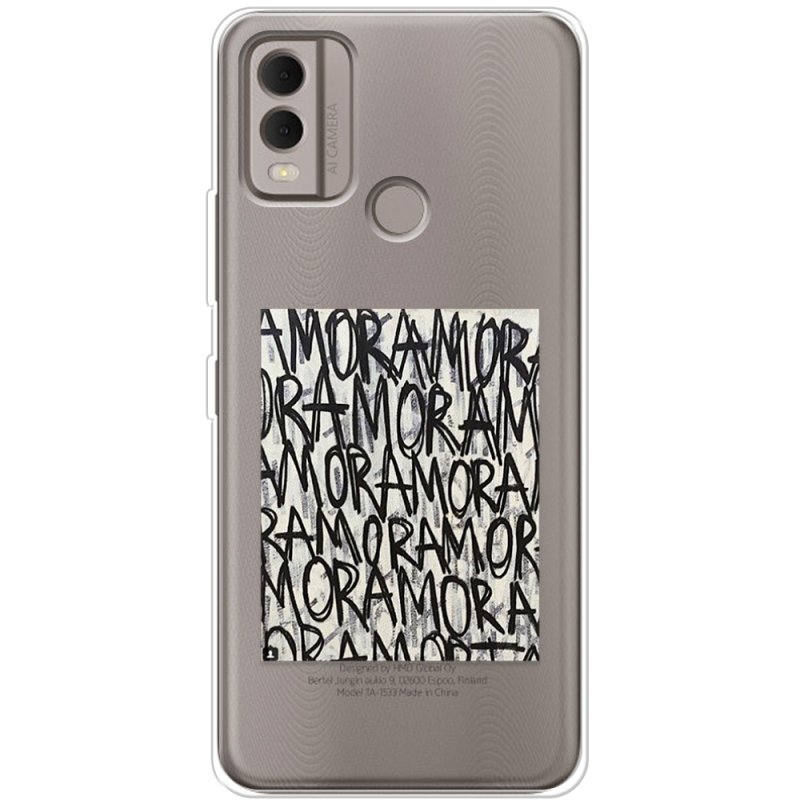 Прозрачный чехол BoxFace Nokia C22 Amor Amor