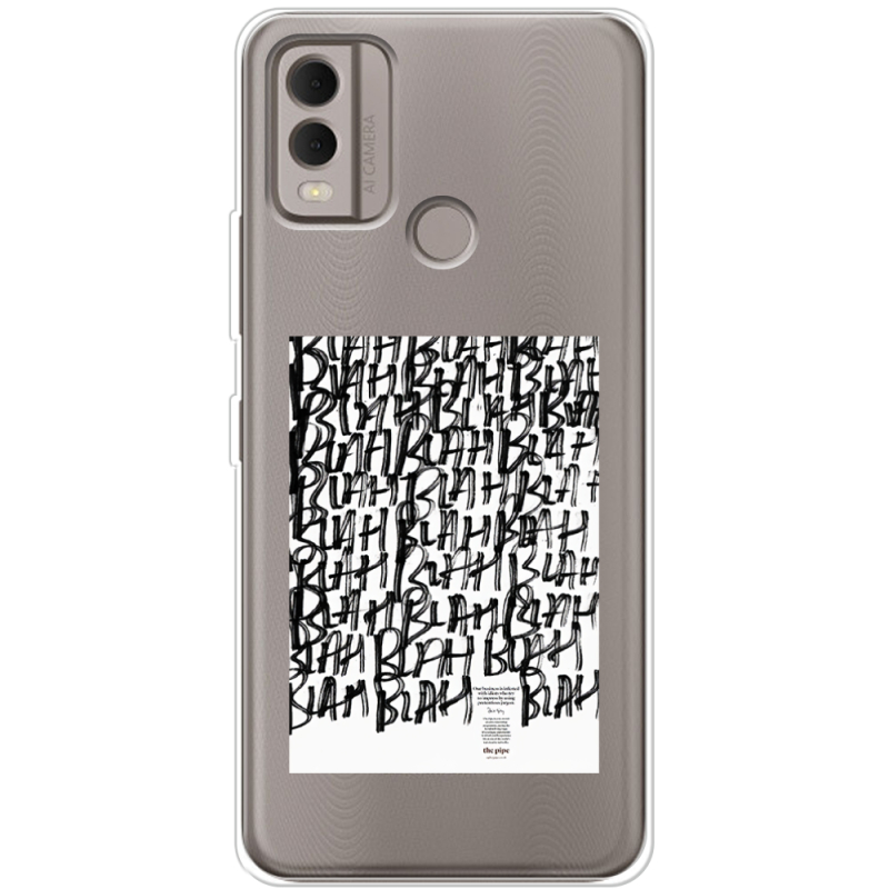 Прозрачный чехол BoxFace Nokia C22 Blah Blah