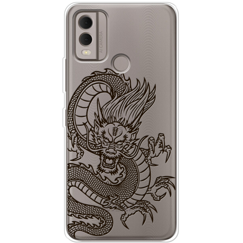 Прозрачный чехол BoxFace Nokia C22 Chinese Dragon
